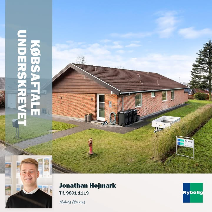 Nybolig Hjørring v/Morten Hove underskriver købsaftale efter kun 4 dage på markedet