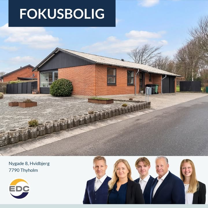 EDC Hurup Thy præsenterer indflytningsklar 1-plans villa på Nygade 8