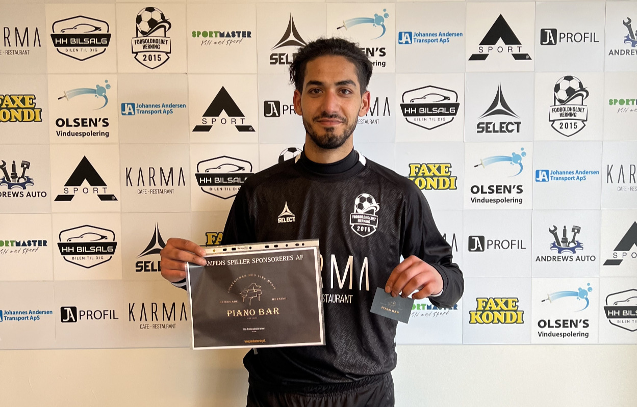 Hamid Hakimi stråler i sæsonens første kamp for FodboldHoldet Herning 