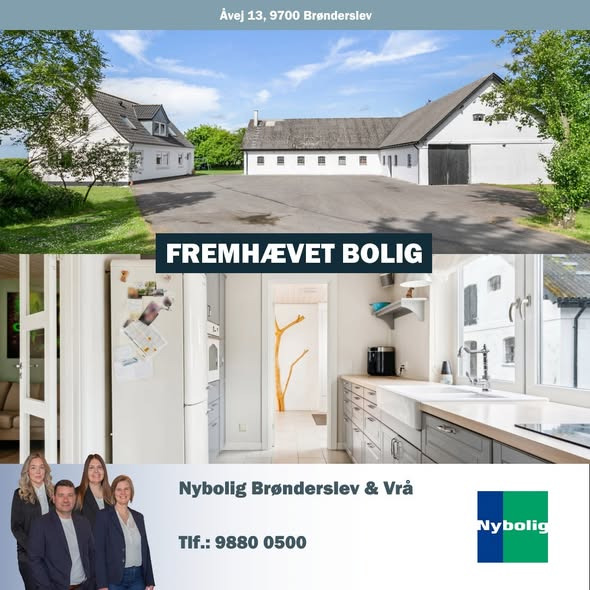 Nybolig Brønderslev & Vrå præsenterer landejendom med charme og komfort