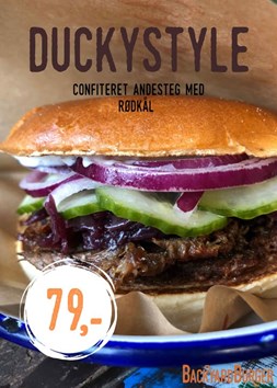 BackyardBurger genintroducerer DuckyStyle burger i Viborg