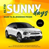 Henrik Christensen A/S garanterer "Sunny Days" og gode bilpriser uanset vejret
