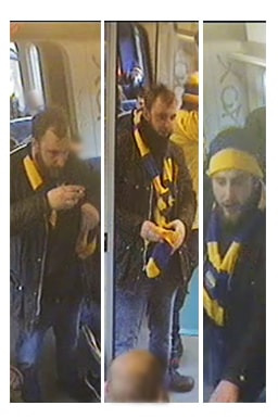 Efterlyser mistænkt til vold i S-tog efter fodboldkamp