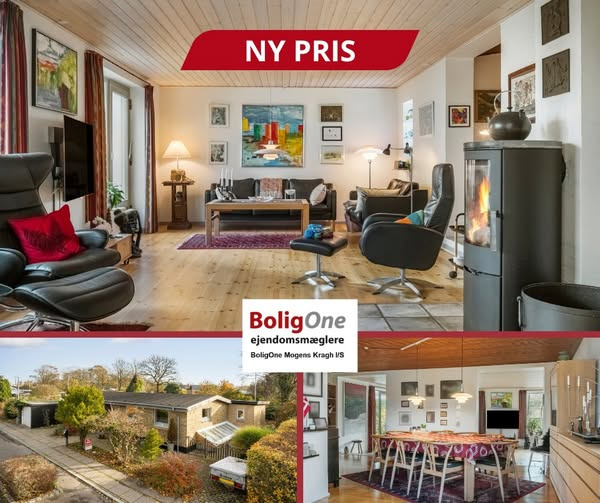 BoligOne Mogens Kragh I/S tilbyder nedsat villa i Hjerm - perfekt til familier