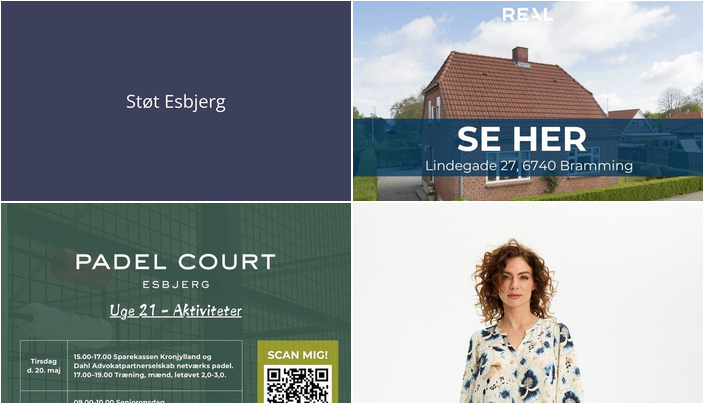 Nyt fra RealMæglerne Esbjerg og Bramming, ROSENGREEN og Padel Court Esbjerg