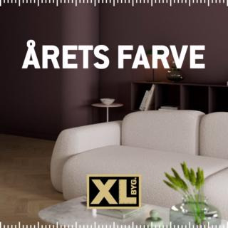 Årets farve 2025 hos XL Byg Tømmergaarden Hals: dyb bordeaux-lilla til dit hjem