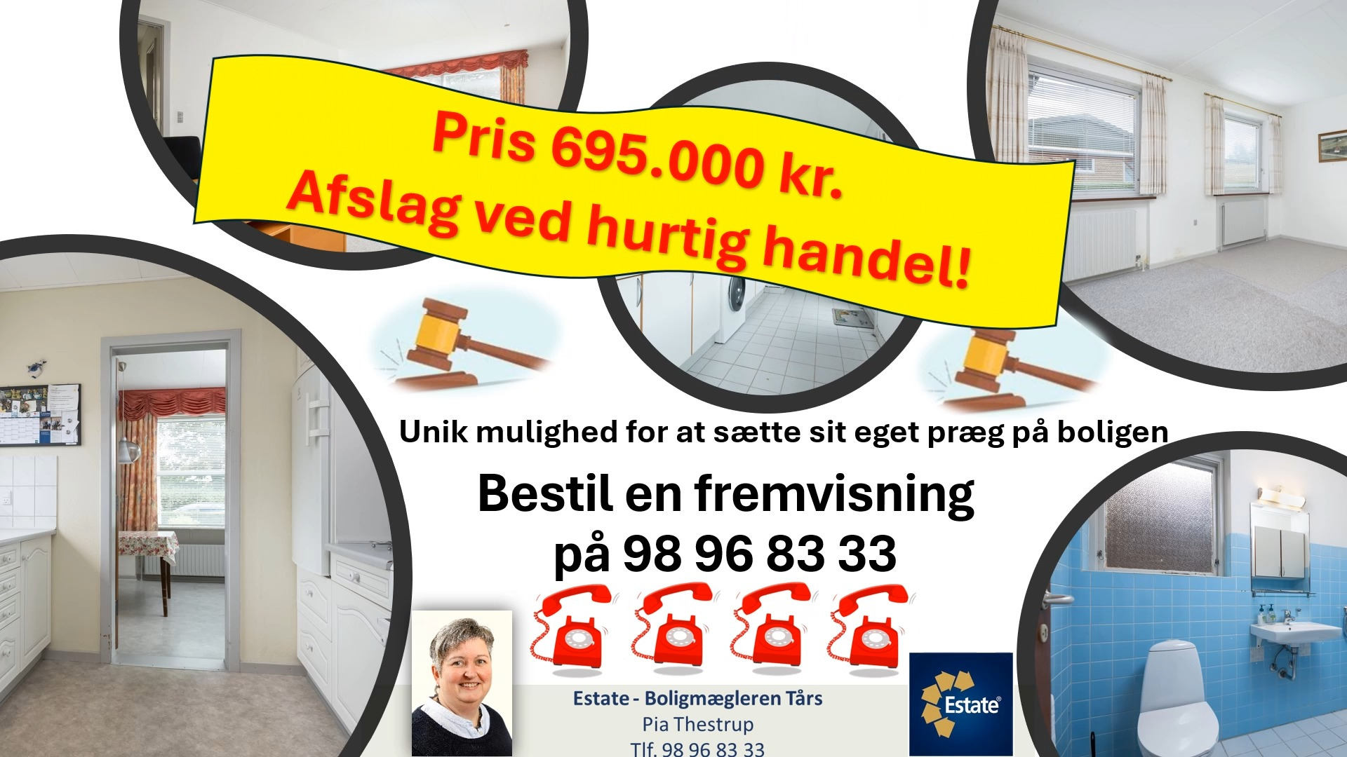 Attraktiv bolig på Præstebakken 5 i Tårs til salg hos Estate Boligmægleren Tårs