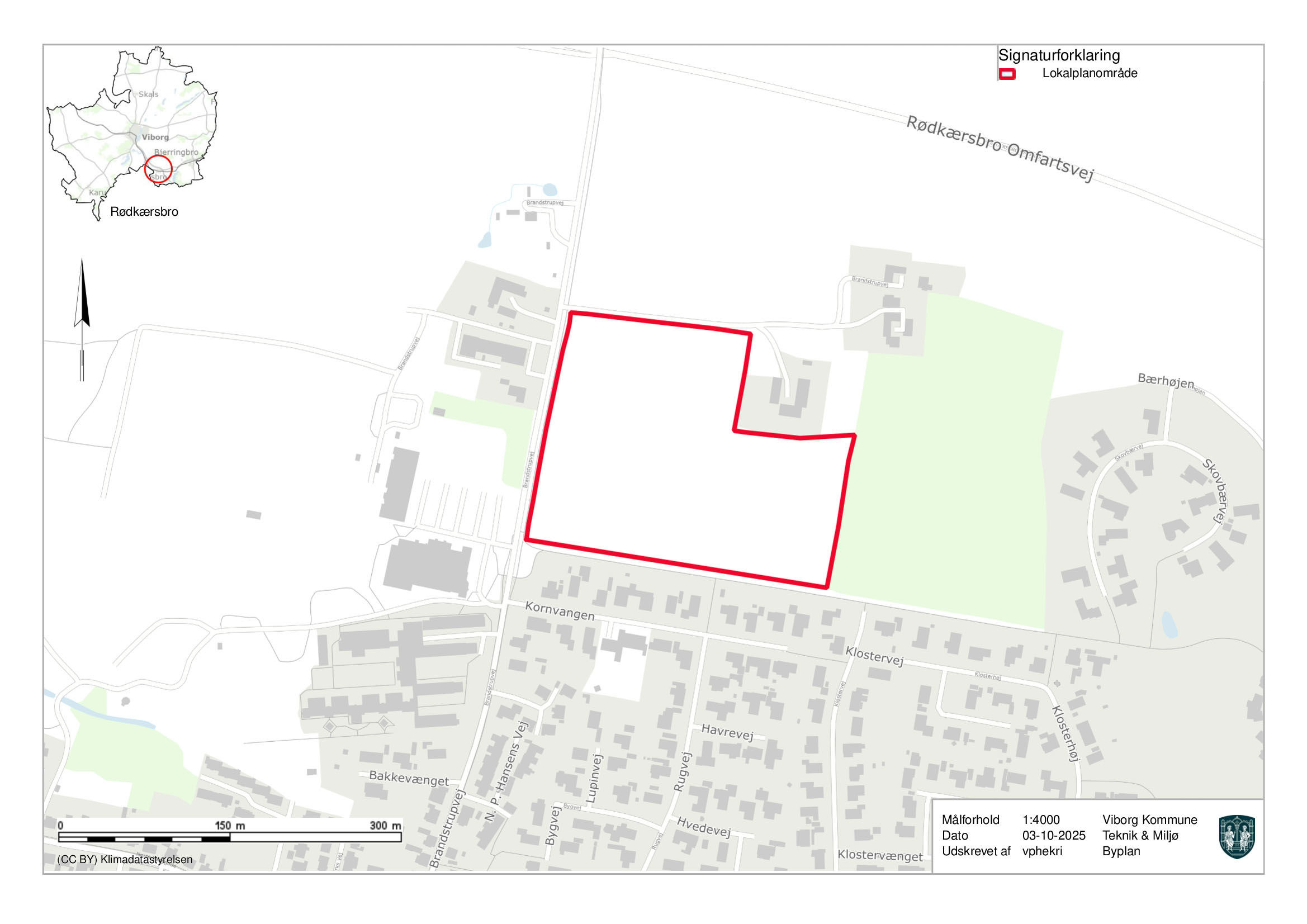 Nye byggegrunde og seniorbofællesskab på vej i Rødkærsbro – Viborg Byråd inviterer til borgermøde om lokalplan