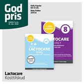 God pris på Lactocare kosttilskud hos Herning Løve Apotek