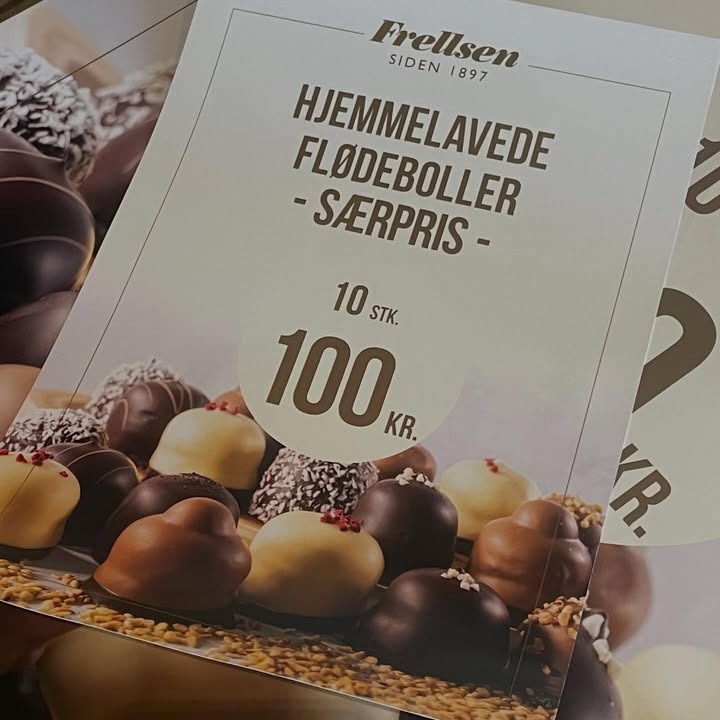 Fru Hansens Butik & Café tilbyder uimodståelige flødeboller fra frellsenchokolade