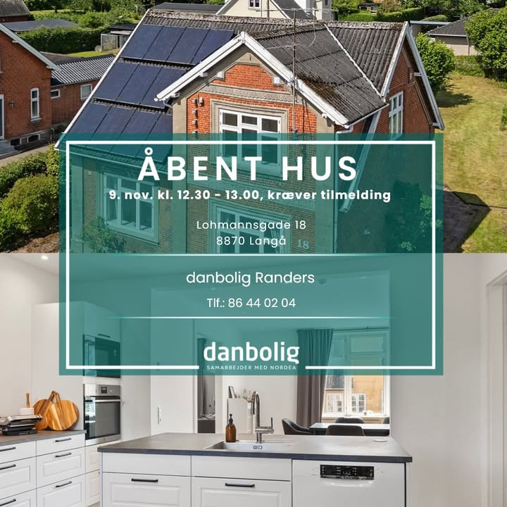 Danbolig Randers byder velkommen til åbent hus i Langå