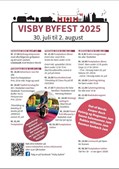 Visby Byfest 2025: En weekend fyldt med musik og festligheder
