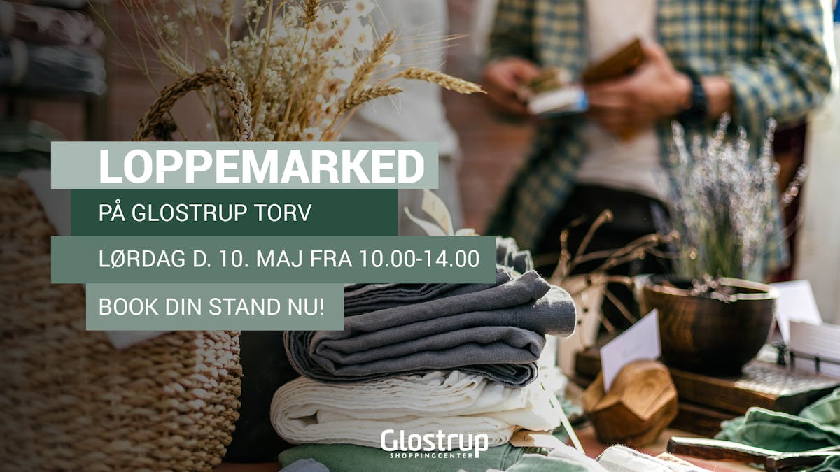 Loppemarked på Glostrup Torv: Gør et kup eller sælg dine skatte