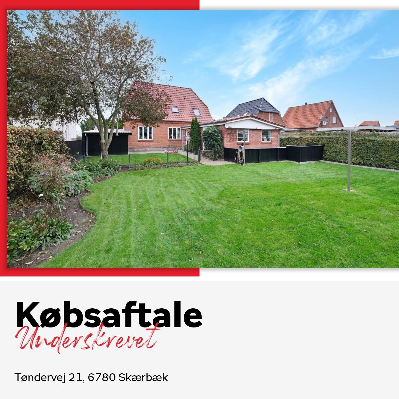 Home Tønder har solgt endnu en bolig i Skærbæk