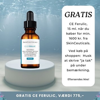 Få gratis antioxidant serum ved køb af SkinCeuticals hos Top Clinic