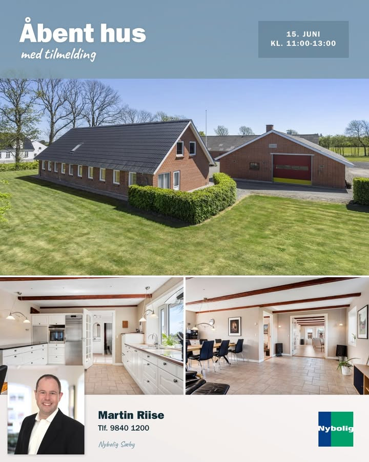 Nybolig Sæby A/S inviterer til åbent hus i idylliske omgivelser