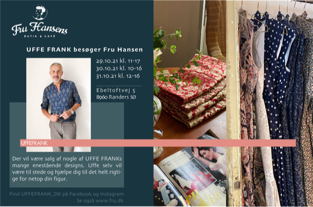 Uffe Frank besøger Fru Hansens Butik & Café