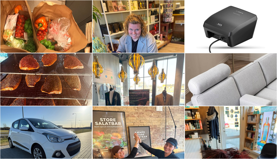 Nyt fra Møblér med Kumo Holstebro, Mejrup Kultur- og Fritidscenter, COMBI FRISØREN og 9 andre