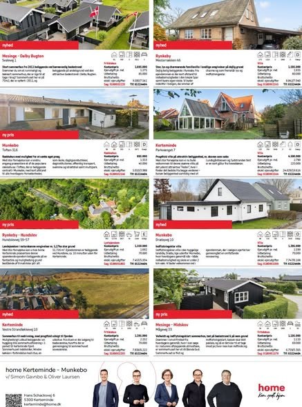 Home Kerteminde-Munkebo præsenterer nye boligtilbud i denne uges avis