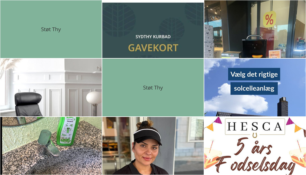 Nyt fra SKOUSEN Thisted, BOLIGHUSET THISTED, HOVELIND MØBLER og 4 andre