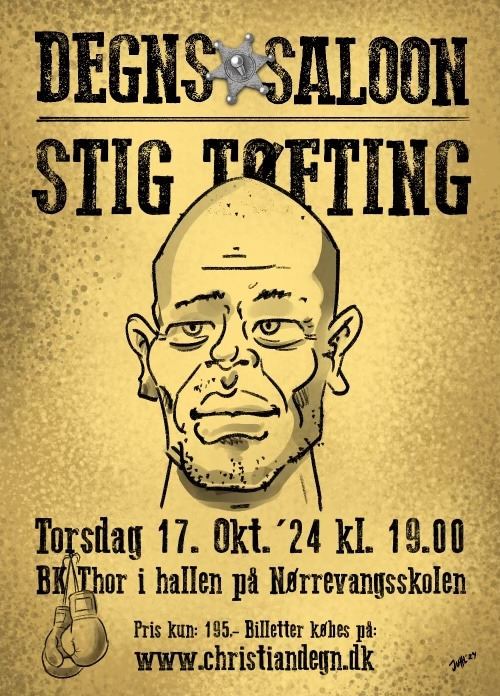 Degns Saloon: Unikt live talkshow med Stig Tøfting