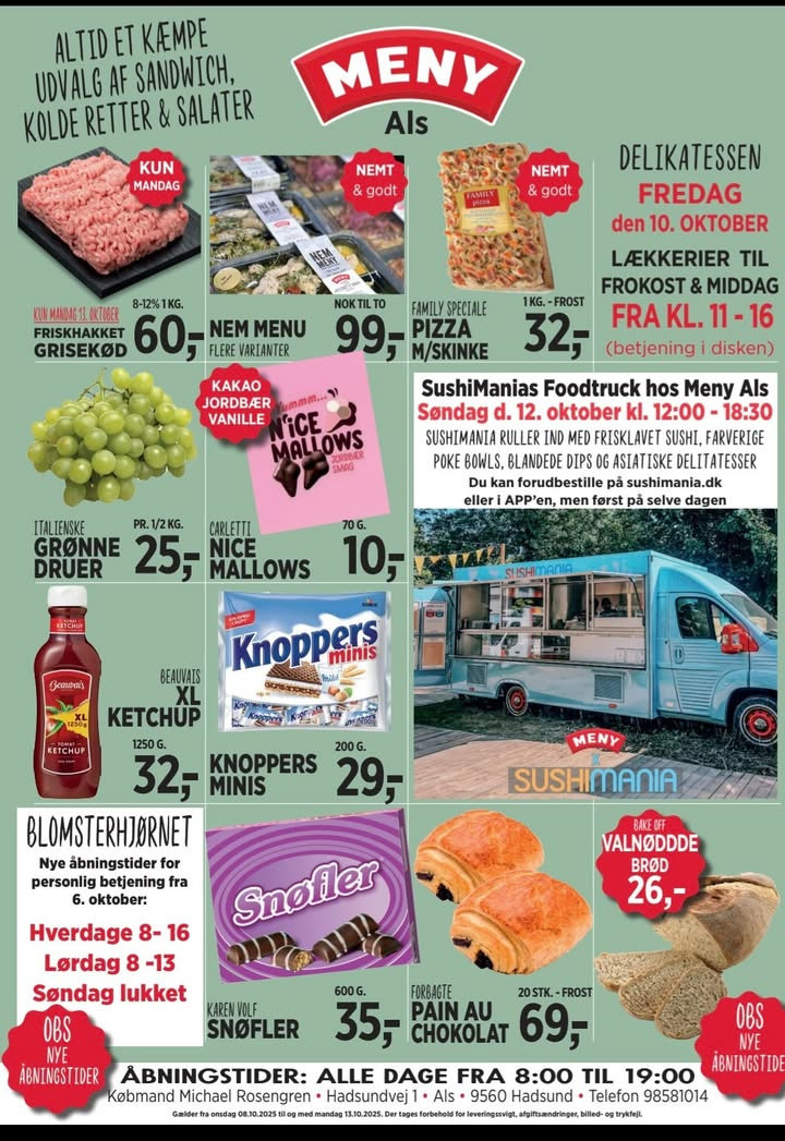 Meny Als afslører ugens lokale tilbud efter lukketid