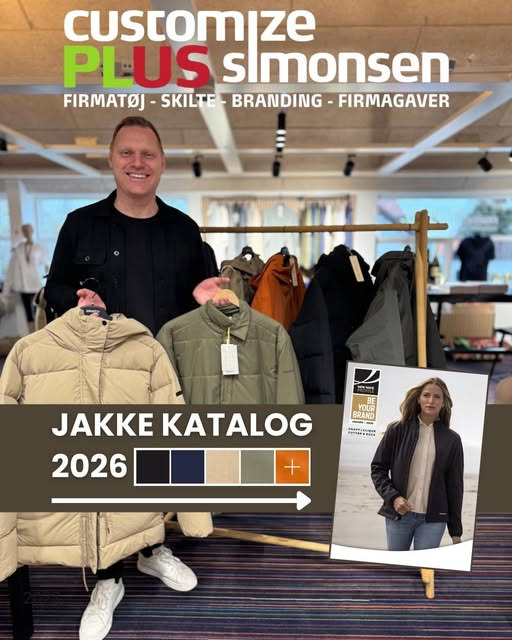 Customize PLUS Simonsen præsenterer Jakke Katalog 2026 med sæsonens bedste modeller