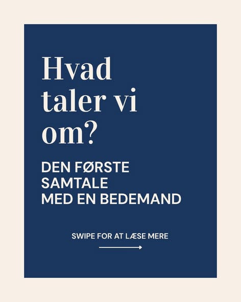 Kongevejens Bedemandsforretning ApS giver indblik i den første samtale med en bedemand
