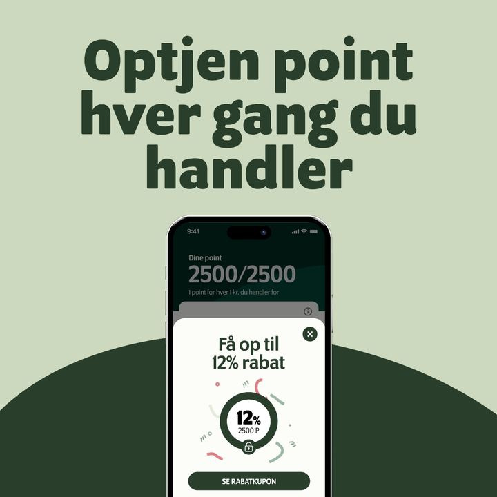Min Købmand, Nim: Optjen op til 12% rabat med vores nye app