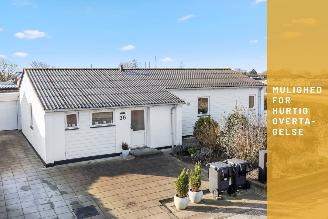 Mæglerhuset Brønderslev annoncerer ny pris på opdateret etplansvilla i attraktivt kvarter