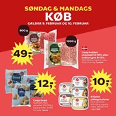 Gode tilbud på søndags- og mandagskøb hos SuperBrugsen Dronninglund