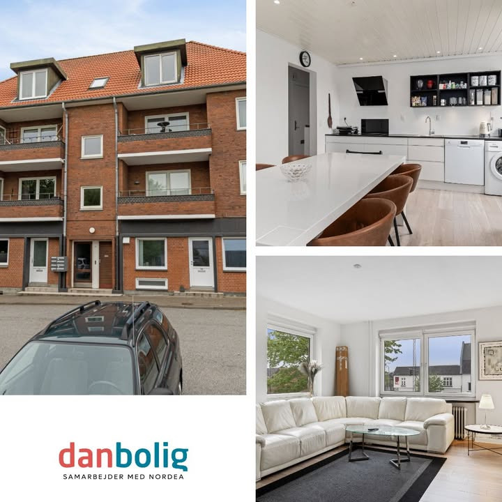 Danbolig Nørresundby præsenterer moderniseret lejlighed med skøn altan