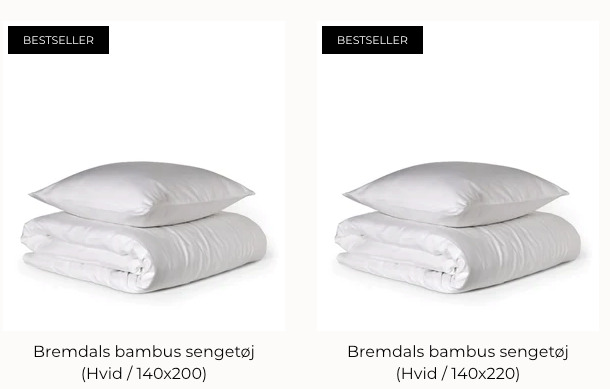 Sov godt om natten med bambus sengetøj