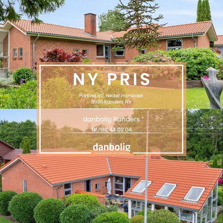 Ny pris på velholdt bolig med garage og udestue hos Danbolig Randers