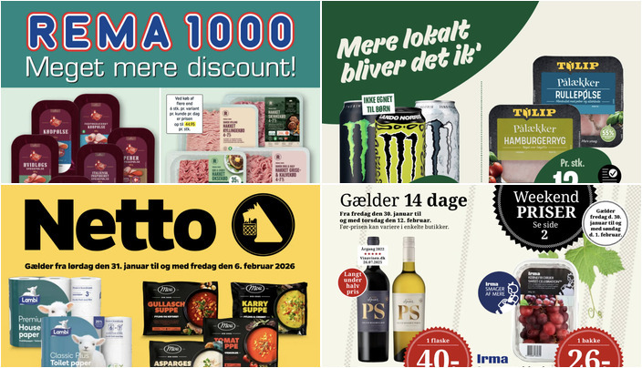 Spier PS-vin til kun 40 kr. og Monster energidrik til 10 kr. - se de lokale tilbud