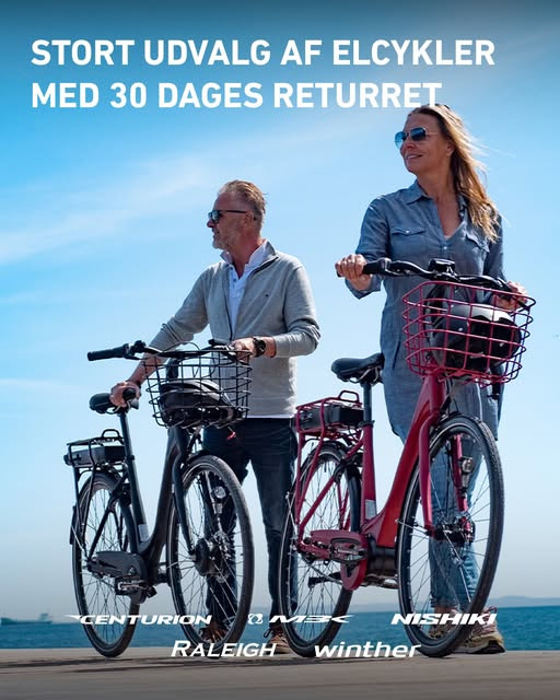 Bike Repair tilbyder elcykler til enhver kørestil med 30 dages fuld returret