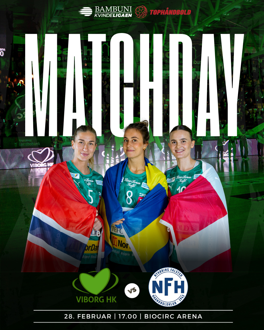 Håndboldbrag i Viborg: Viborg HK mod Nykøbing Falster og HØJ Elite