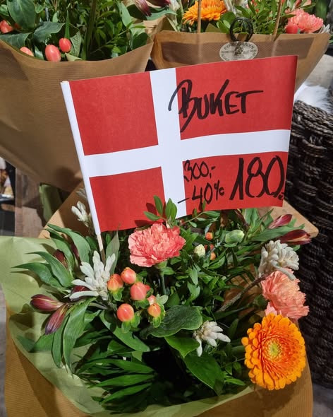 Fødselsdagstilbud hos Fynbogården Blomster ApS: Spar 40% på udvalgte buketter