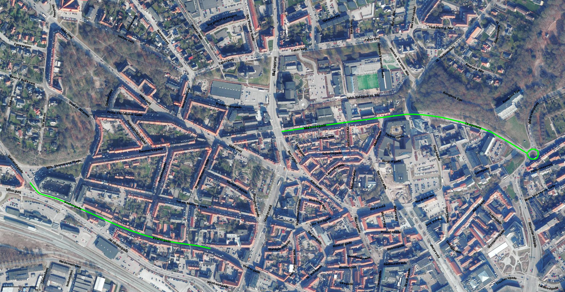 Markedsgade/Dragonvej og Vestergade får ny asfalt