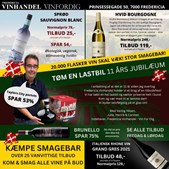 Frederecia Vinhandel fejrer 11-års jubilæum med tøm en lastbil-arrangement