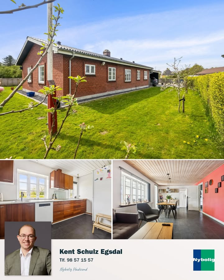 Charmerende familievilla i Skelund klar til nye ejere, oplyser Nybolig Hadsund