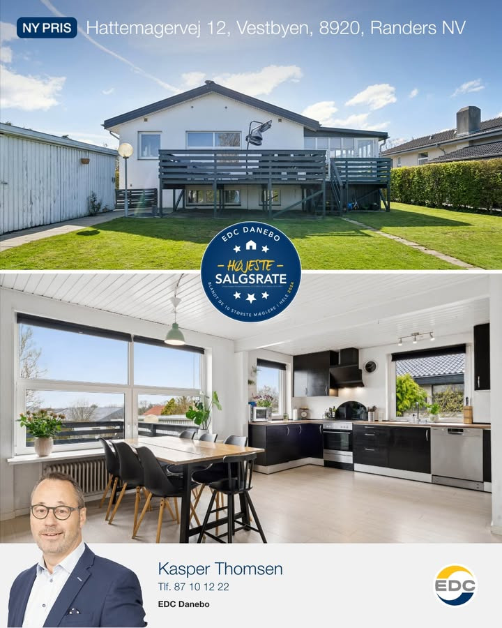 Ny pris på villa i Randers NV: EDC DANEBO fremhæver charmerende ejendom på Hattemagervej