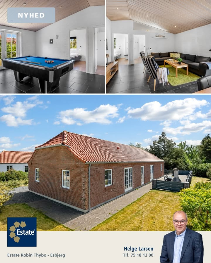 Eksklusivt 10-personers kvalitetshus i Ho tilbyder fredelige omgivelser tæt på naturen