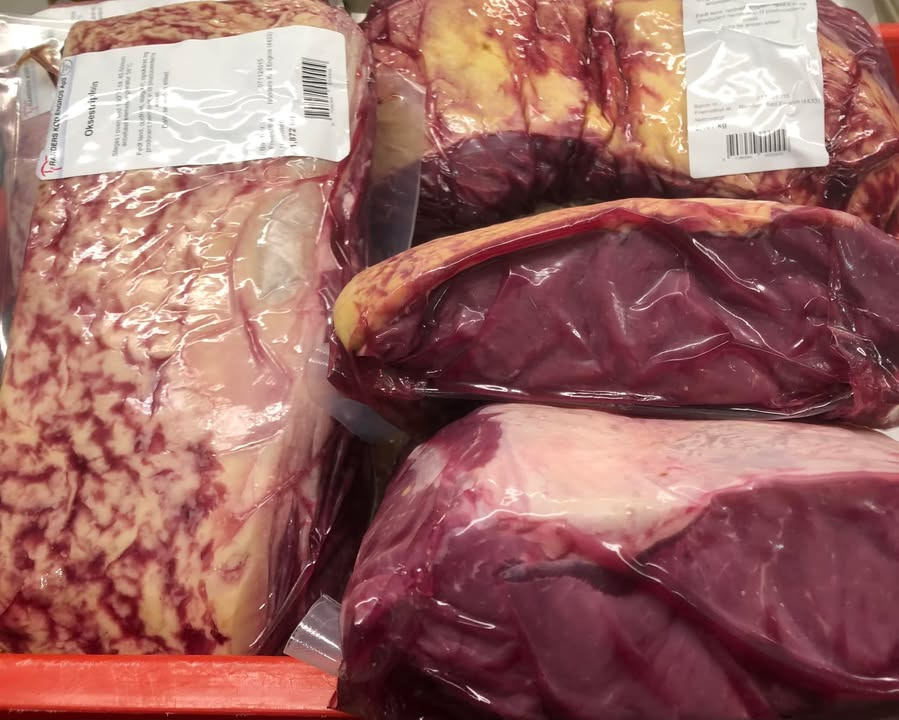 Oksestriploin til særligt tilbud hos Min Købmand Øster Bjerregrav