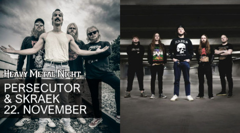 Metal-aften i Bakkehuset: Oplev SKRAEK og PERSECUTOR live