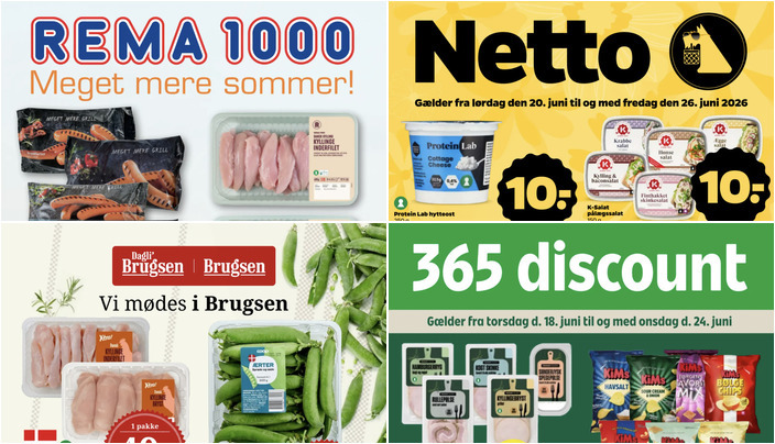 Frokostfavoritter til kun 9 kr. og lækre grillpølser til 20 kr. - se de lokale tilbud