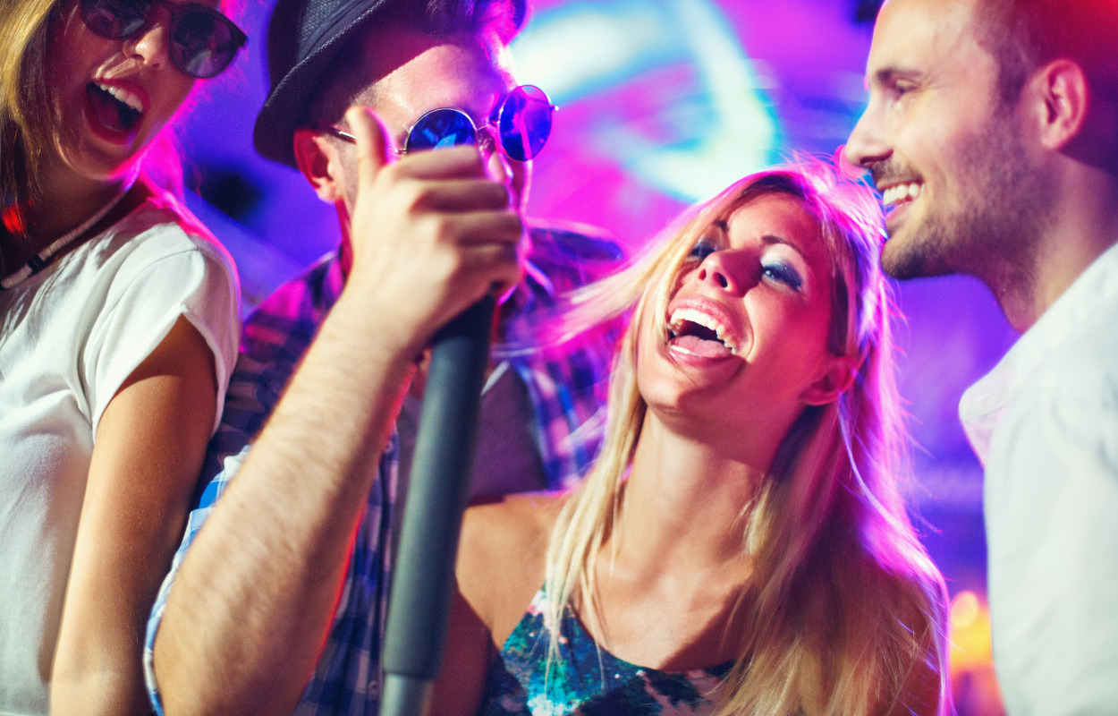 Fællessang på Torvet i Herning