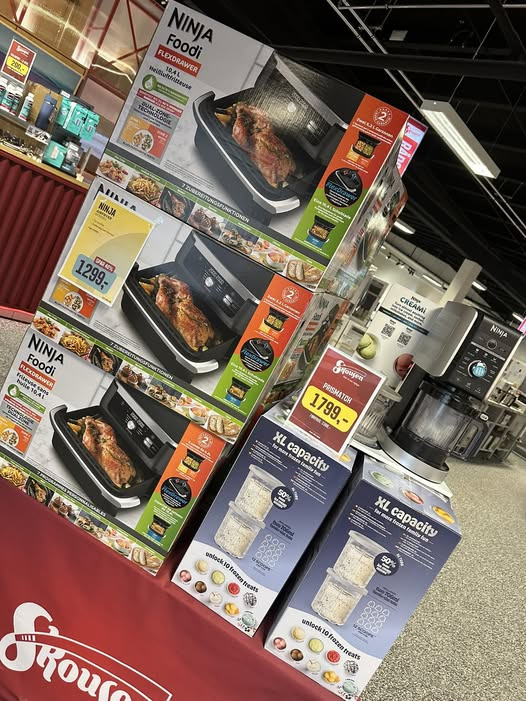 Skousen Nørresundby Hvidevarer har igen Ninja airfryers på lager til fordelagtig pris i weekenden