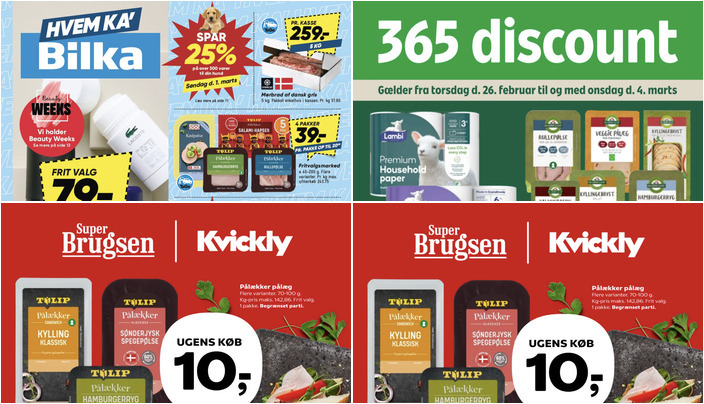 Beauty Weeks med Van Gils til 79 kr. og Den Grønne Slagter pålæg til 10 kr.