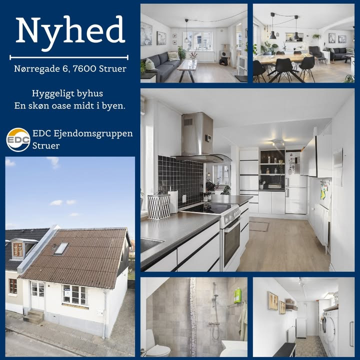 EDC Ejendomsgruppen Struer fremhæver charmerende rækkehus i Struer